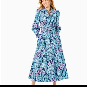 Lily Pulitzer Mira Stretch Shirt dress. Size 12